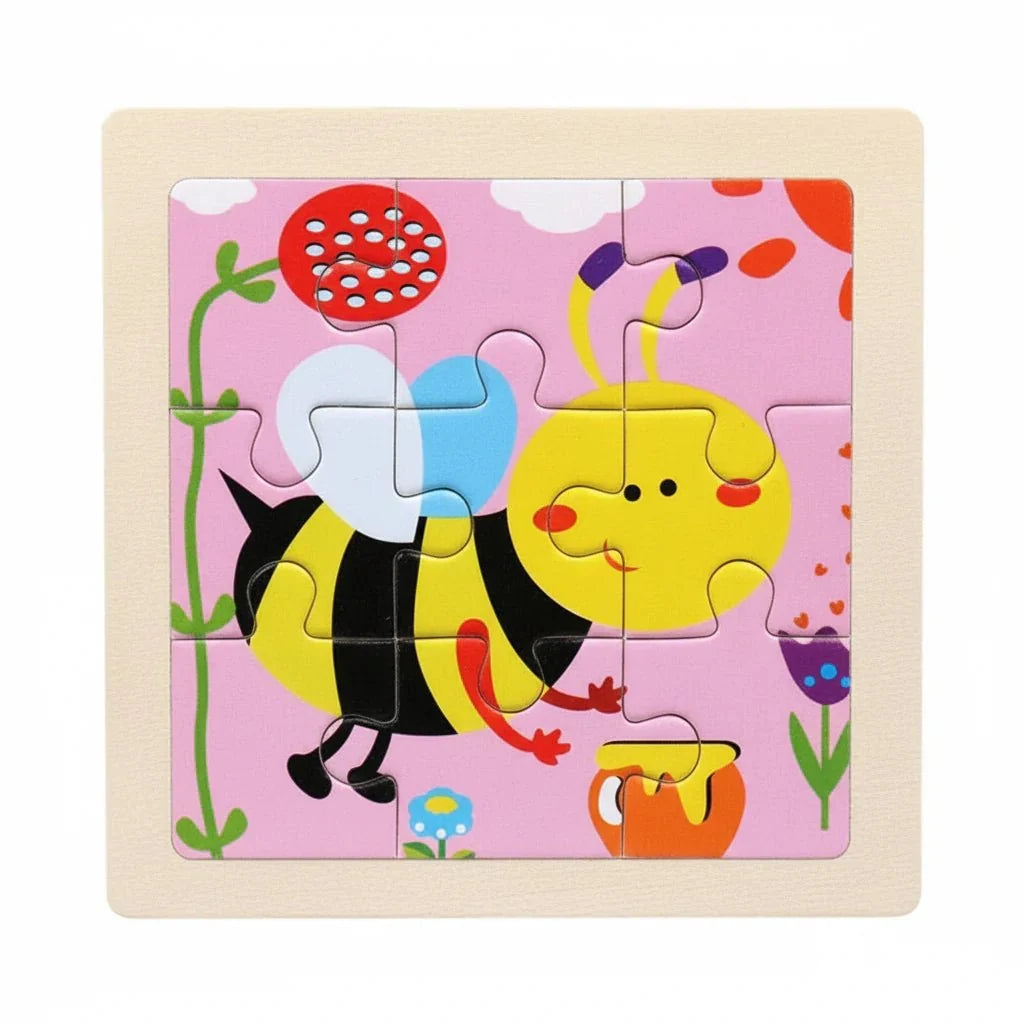 TINYLOGIX Montessori Wooden Puzzle