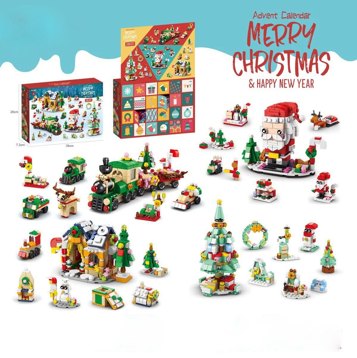 JoyBuilders Workshop Creative Christmas Building Set