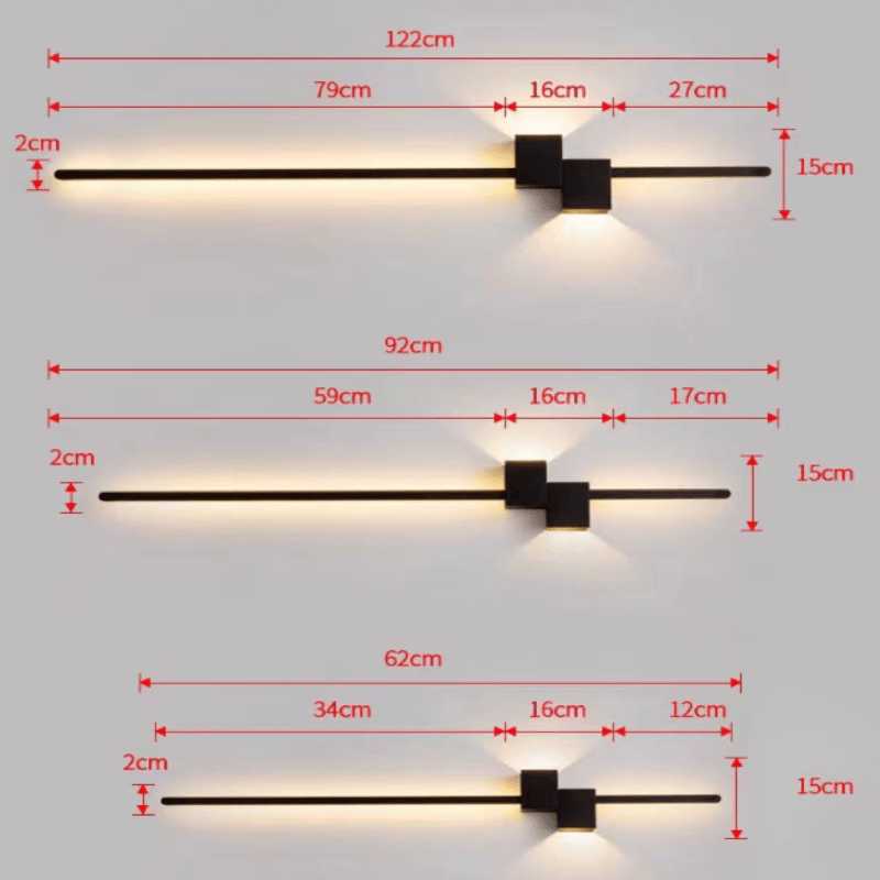 LINESTRIPE Minimalist LED Wall Light