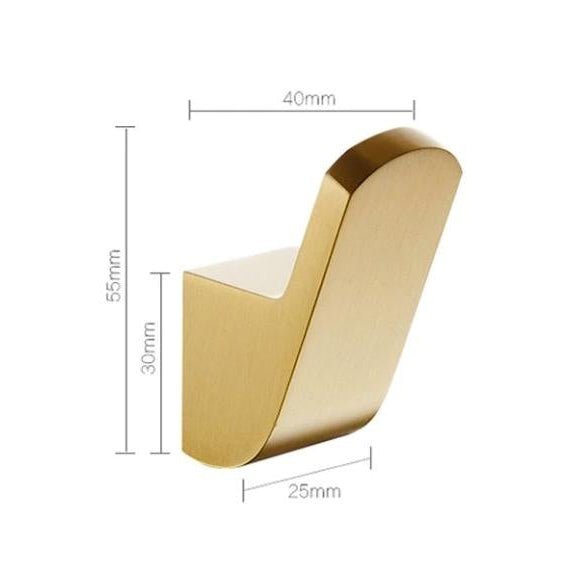 ELVANOR Golden Brass Wall Hooks