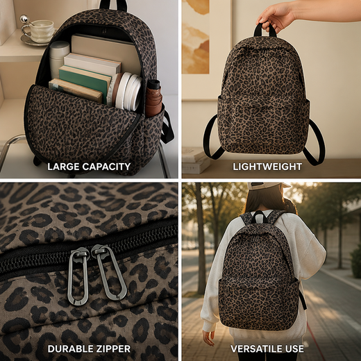 Large Capacity Backpack, Lightweight Casual Daypack for Travel, Commuting & Daily Use