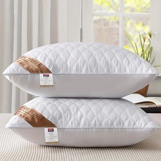 Hotel Pillow, Washable Bed Pillow with Low, Medium or High Loft for Back, Side & Stomach Sleepers