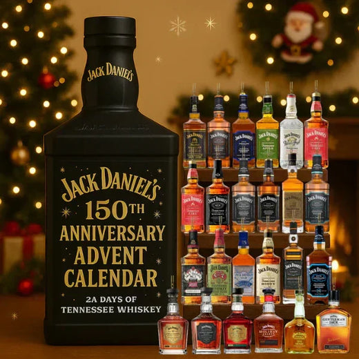 Whisky Advent Calendar, 24 Decorative Mini Bottles for Christmas Countdown & Tree Decoration