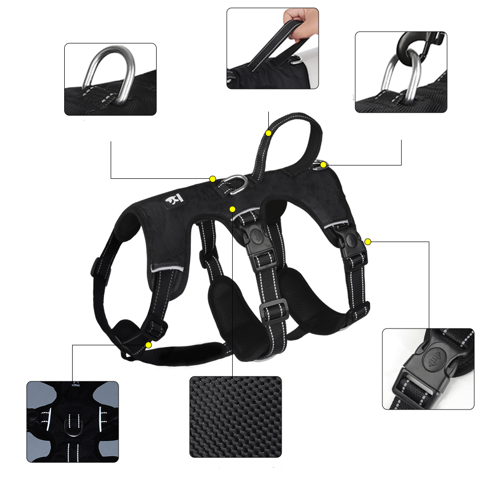 NOPULL DOG HARNESS Reflective