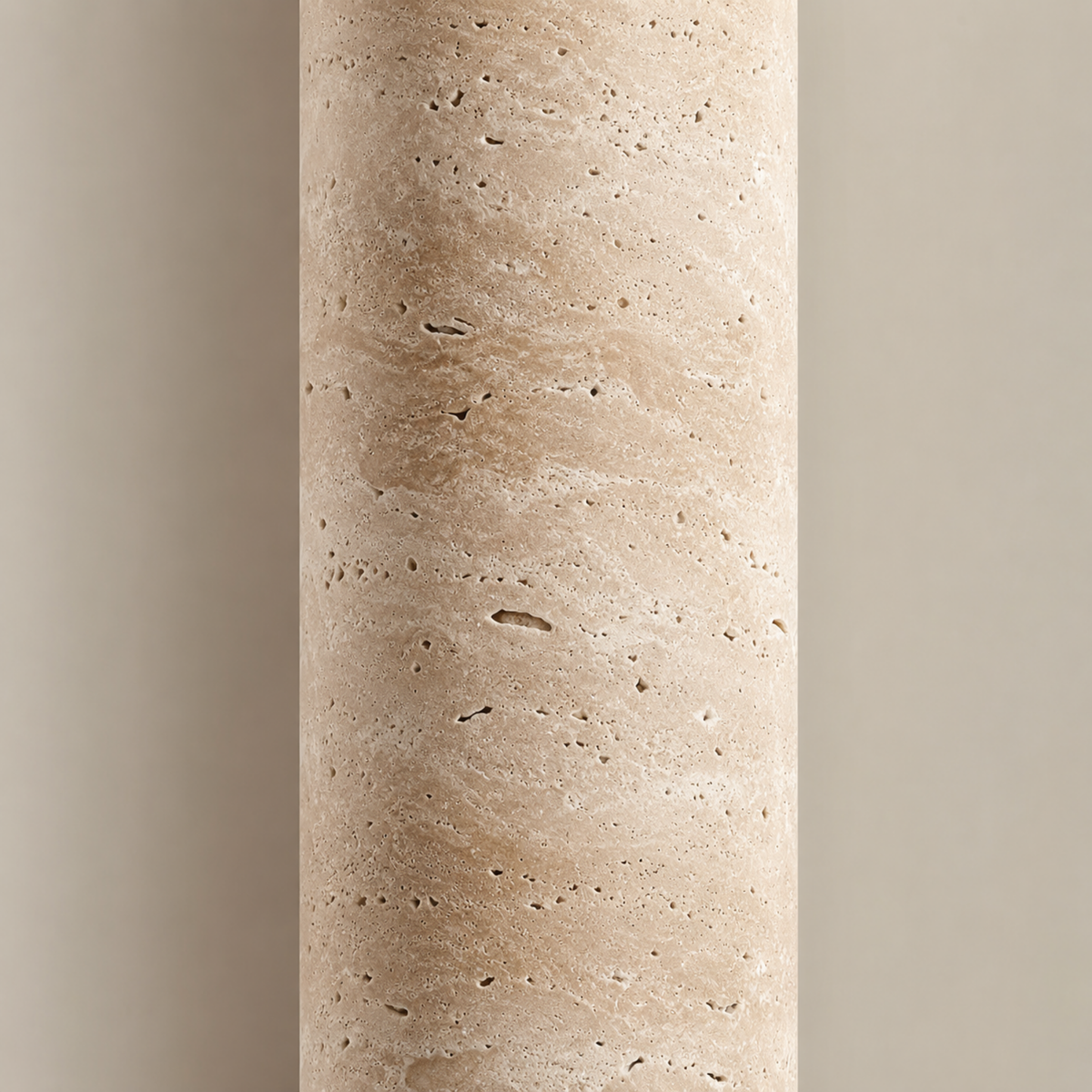 Travertine Wall Light, Stone Wall Sconce for Living Room & Hallway