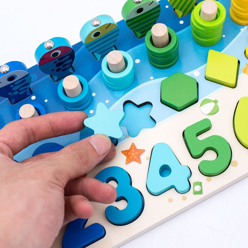 MINDGROW Wooden Learning Board