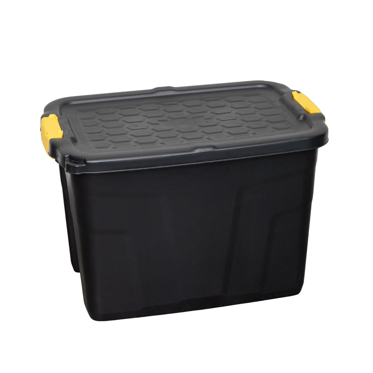 Heavy Duty Storage Bins with Lids, 60L Lockable Stackable Storage Tote