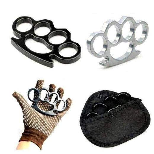 Finger Punch Self Defense Tool, Compact Metal Alloy Finger Tool for Boxing Training & Emergencies