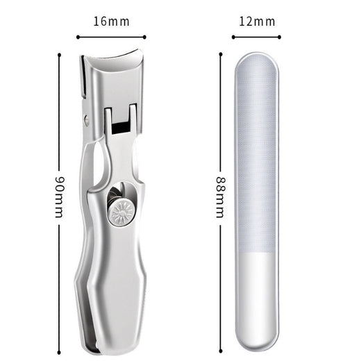 Toenail Clippers for Thick Nails, Wide Jaw Carbon Steel Nail Clipper with Nail Catcher for Seniors