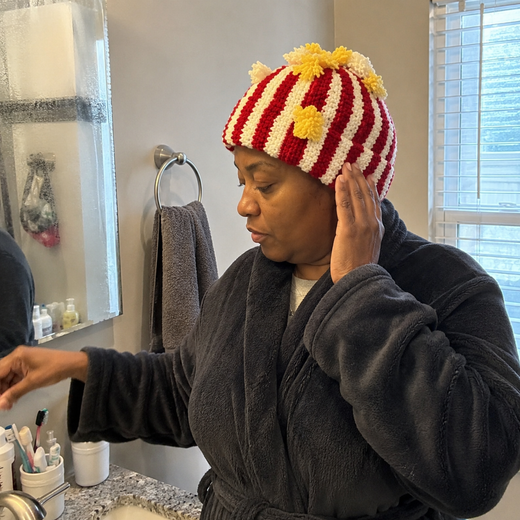 Popcorn Bucket Hat, Funny Movie Night Party Hat