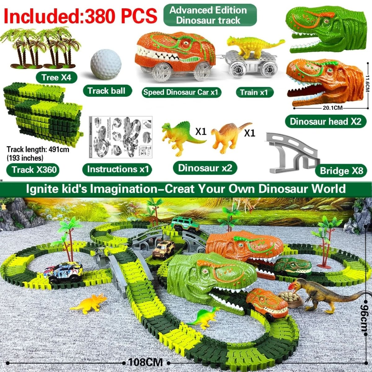 DinoTrack Express Interactive Dino Train Game