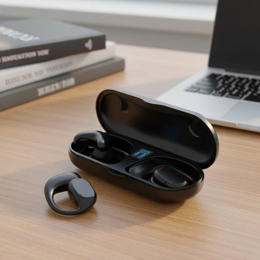 Open Ear Wireless Earbuds, Bluetooth Wireless Earphones for Running, Gym & Workout, Comfortable Sport Headphones