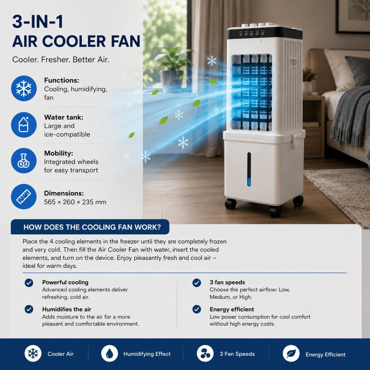 AIRHAVEN 3 In-1 Air Cooler