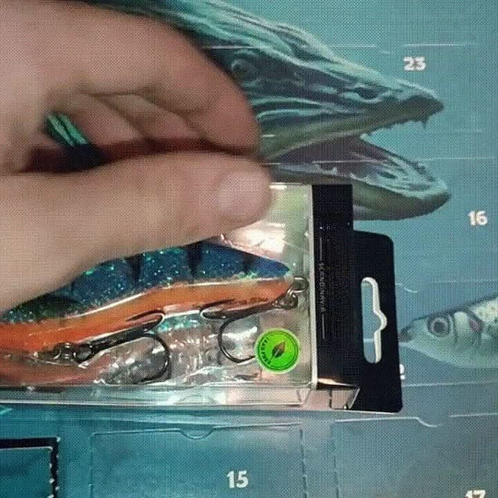 FISHMAS 2025 Countdown Fishing Tackle Calendar