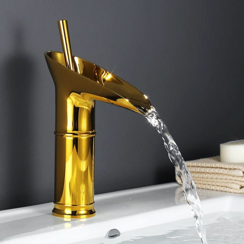 AquaFalls Antique Waterfall Basin Faucet
