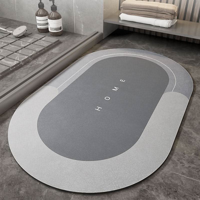 AquaComfort Bath Mat Quick-Drying Microfiber Mat