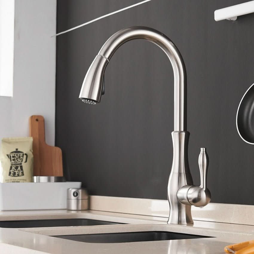FLEXFLOW Kitchen Tap Extendable Stainless Steel Kitchen Tap