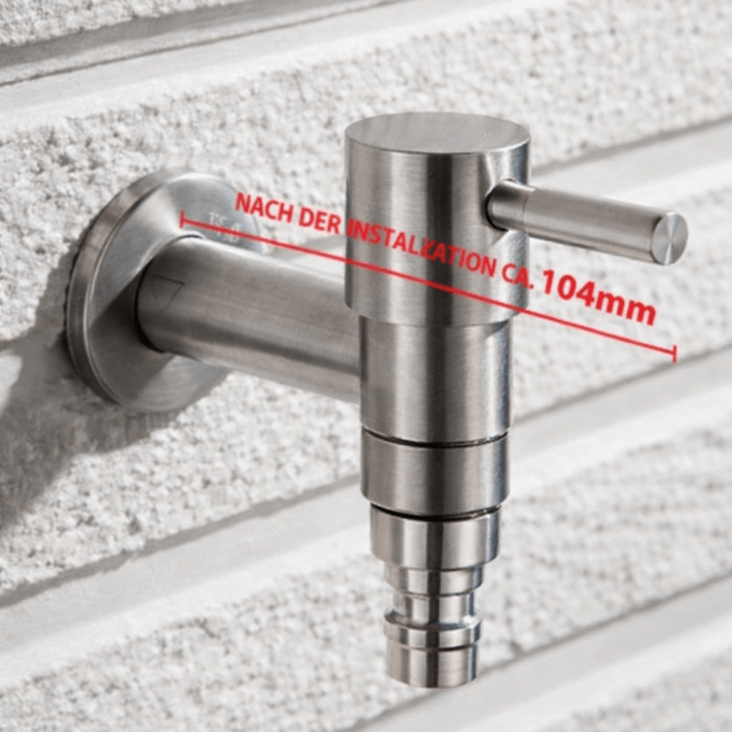 GARDENPRO Premium Stainless Steel Outdoor Faucet