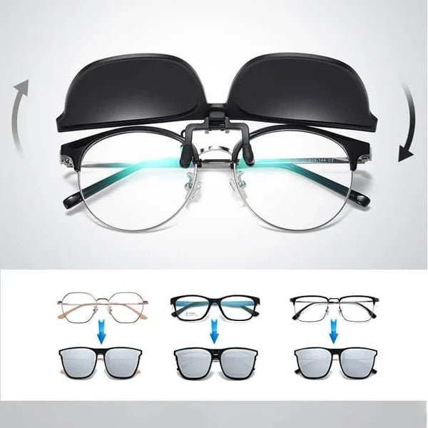 CLIPVIEW Polarized Clip-on Sunglasses