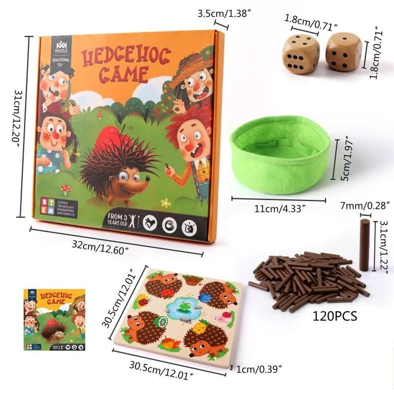 SmartToy Wooden Hedgehog Learning Game