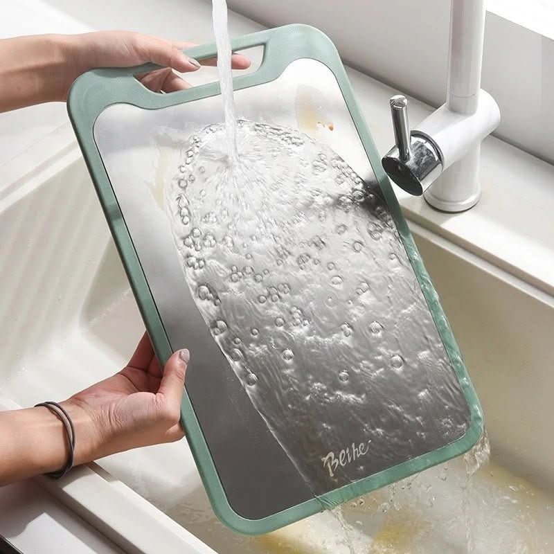 STEELEDGE Double-Sided Stainless Steel Cutting Board