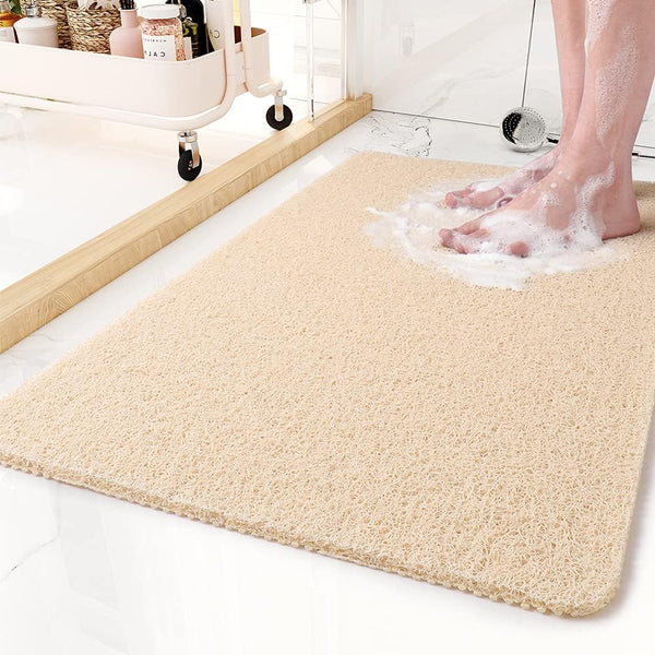Quick-Dry Non-Slip Shower Mat, Drainage Design