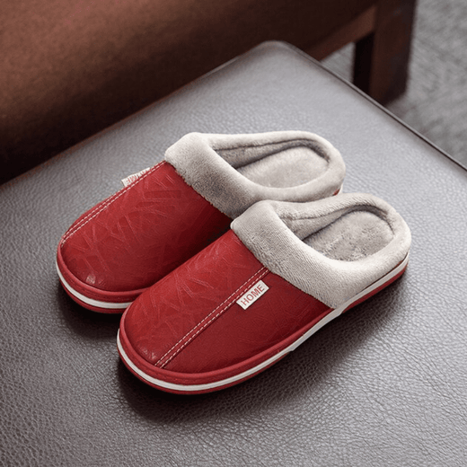 Slippers for Men Warm Plush, Cozy Men's House Slippers, Fuzzy Indoor Slippers for Men, Gifts for Dad