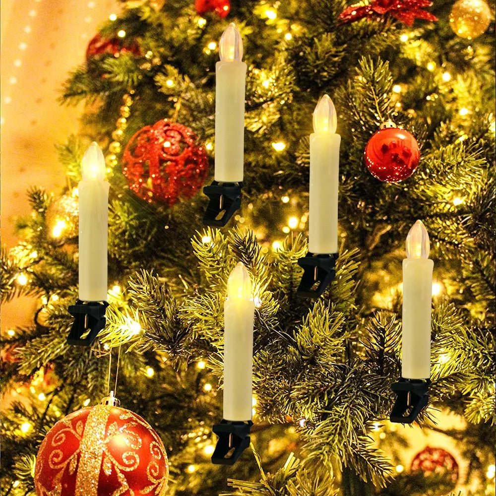 HOLIFLAME Flameless Christmas Candle Set