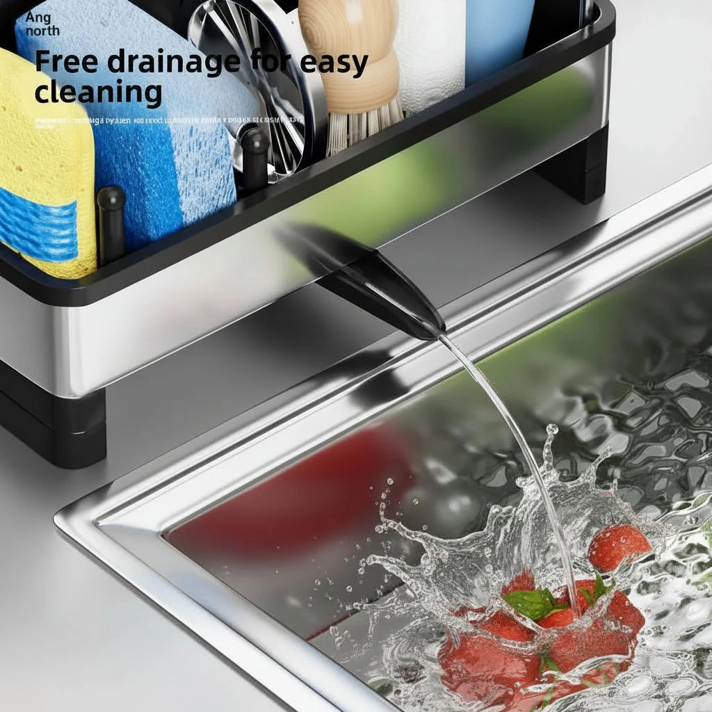STEELHOLD Stainless Steel Wall Shelf