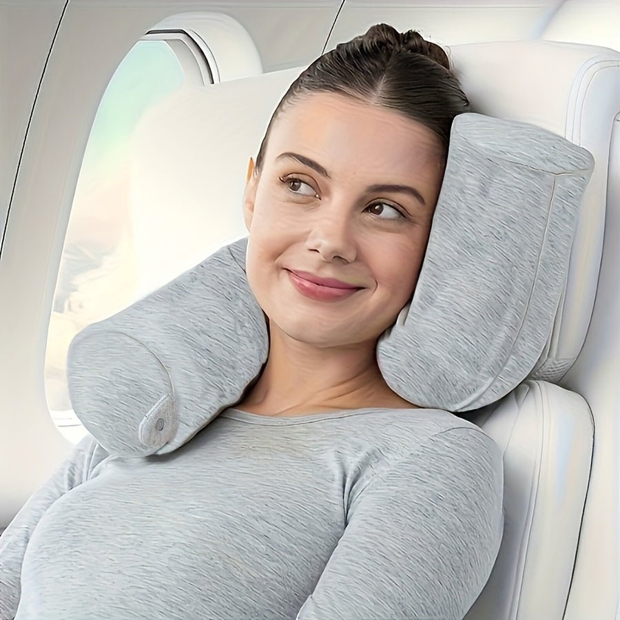 TRAVELEASE Ergonomic Travel Pillow