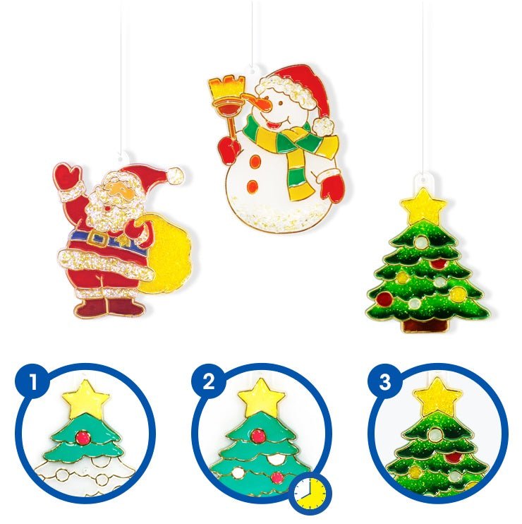 HOLIPAINT Christmas Glass Painting Set