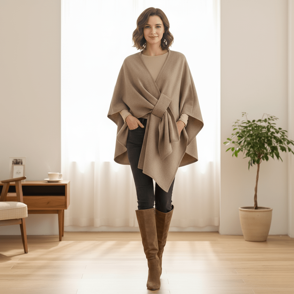 ICE SHINE SCARF Coat Shimmering Protective Winter Companion