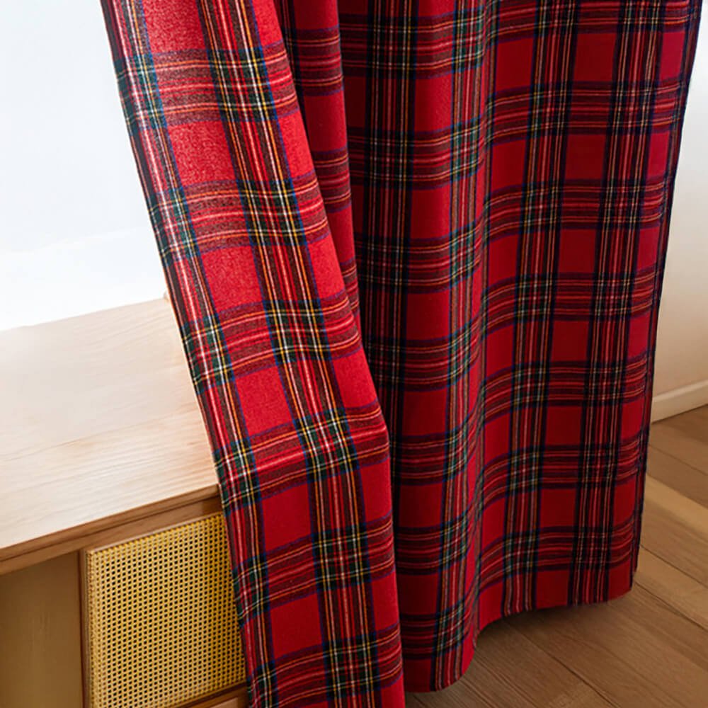 HEARTHVIEW Classic Check Curtains