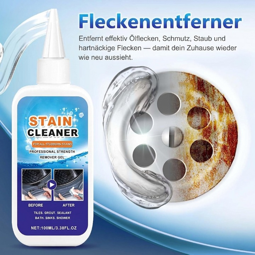 Mold Remover Gel with Cleaning Brush, No-Scrub Gel for Grout, Silicone Seals & Bathrooms
