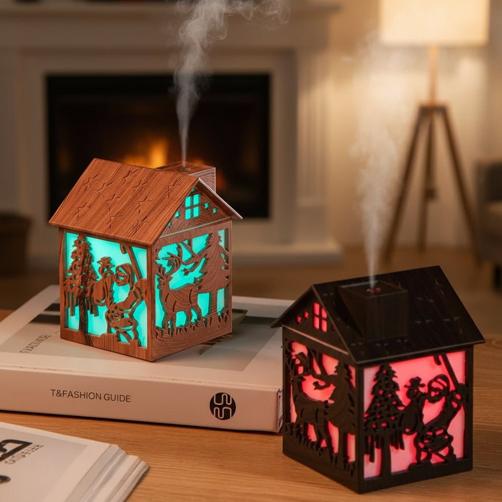CABINMIST Wooden House Aromatherapy Humidifier