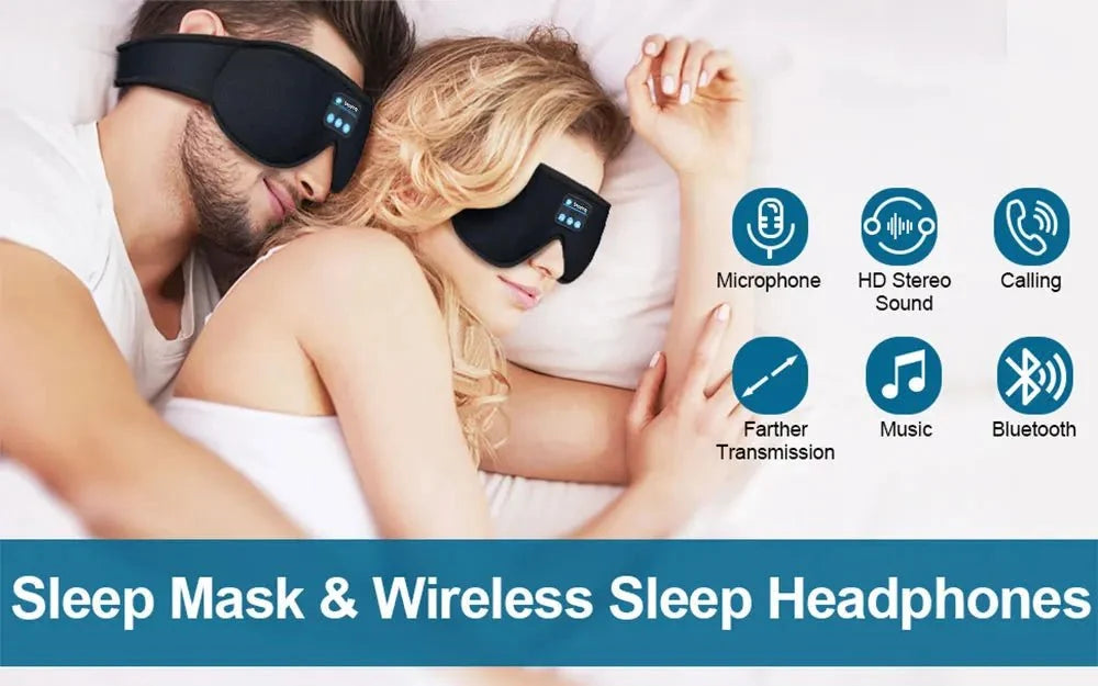 SNOOZEBEAT Bluetooth Sleep Mask