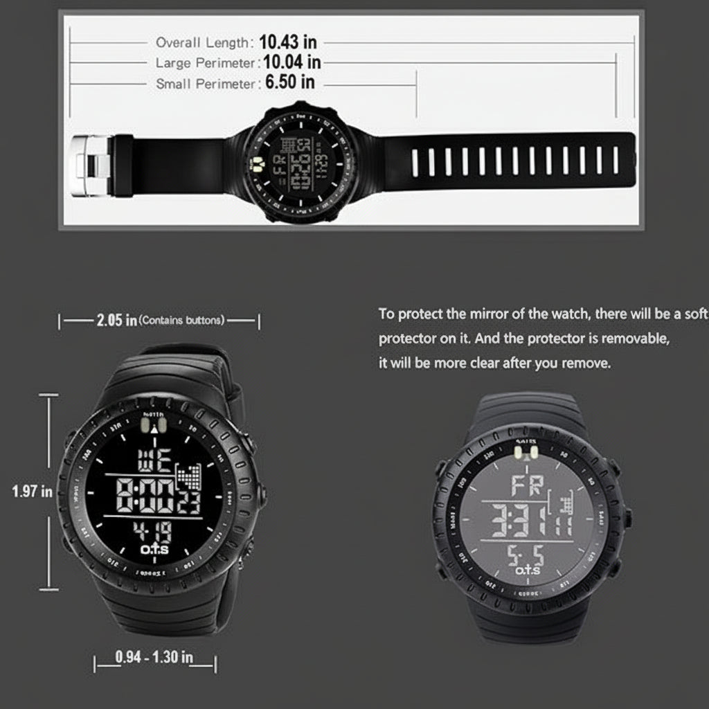 ACTIVELED Waterproof Digital Sports Watch