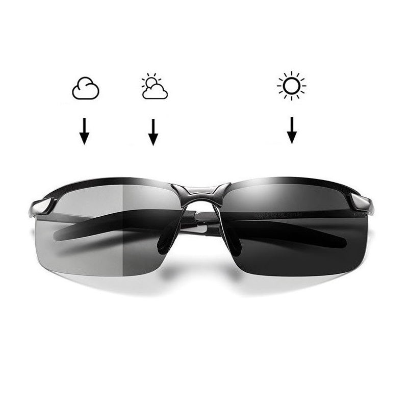 GLAREXO Photochromic Polarized Sunglasses