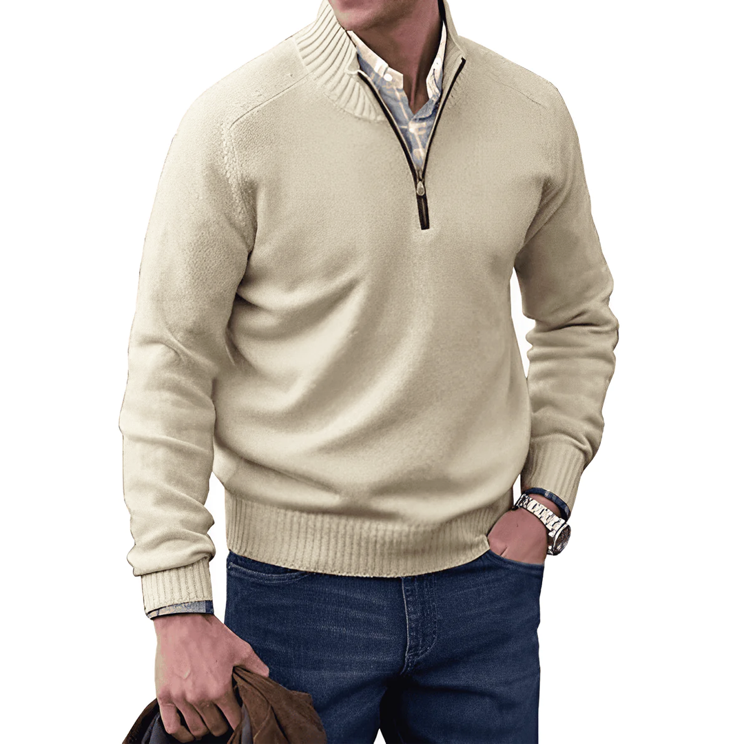 Elegant Zip Sweater
