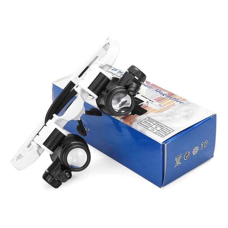 CLARIVIEW Adjustable LED Magnifying Glasses