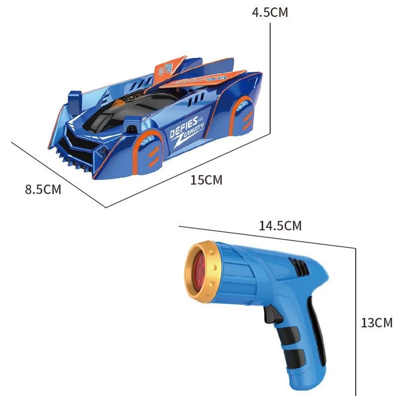 GRAVITYRACER Laser-controlled Wall-climbing RC Car