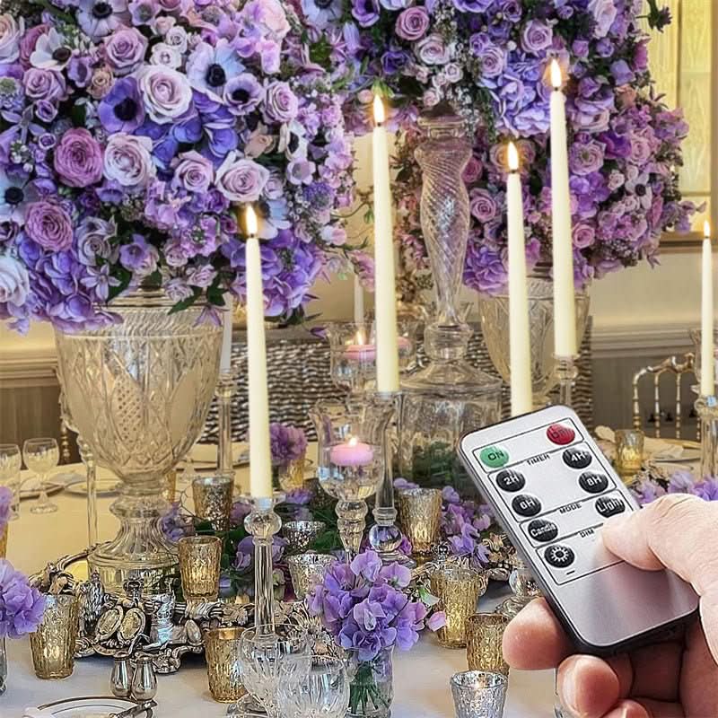 LumiCandle Standing LED Candles Flameless Taper Candles