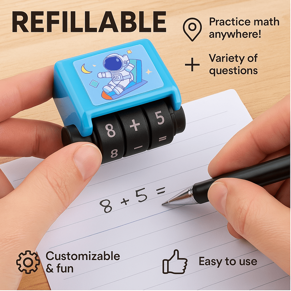 NUMBERRUN Fun Math Practice Roller