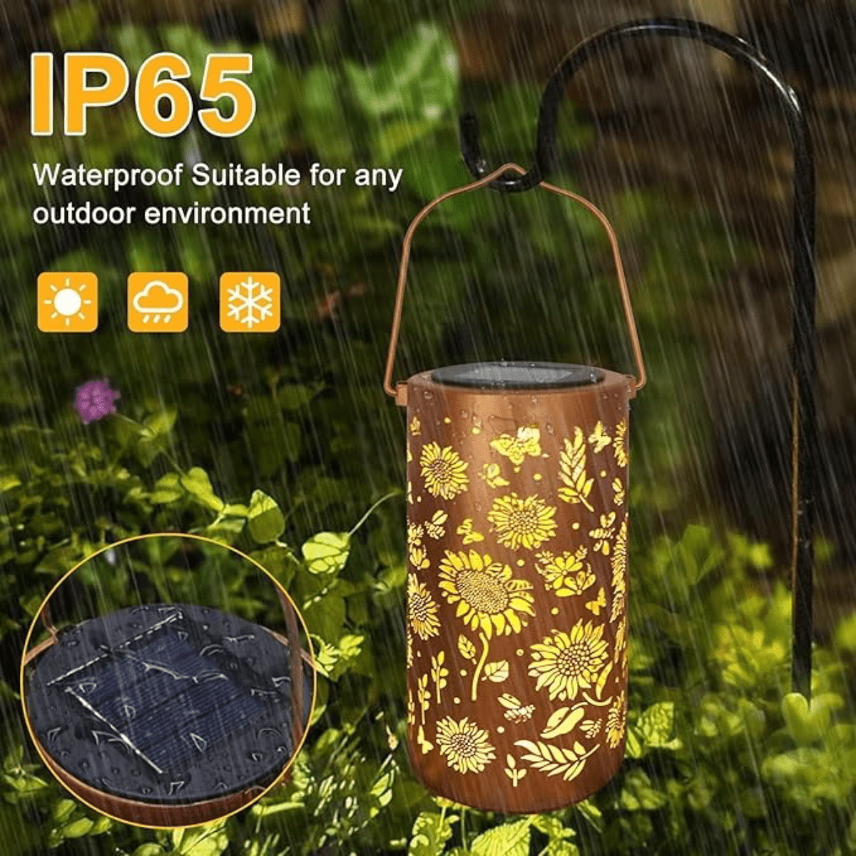 RADIORA Atmospheric Solar Garden Lantern