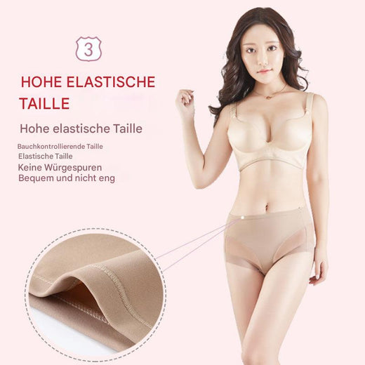Seamless Butt Lifting Panties, Breathable Shaping Underwear with Cotton Gusset for Women