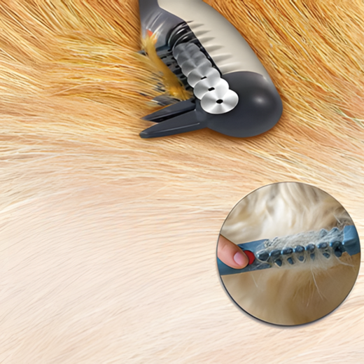 Pet Dematting Tool, Gentle Knot & Tangle Remover Grooming Comb for Dogs & Cats