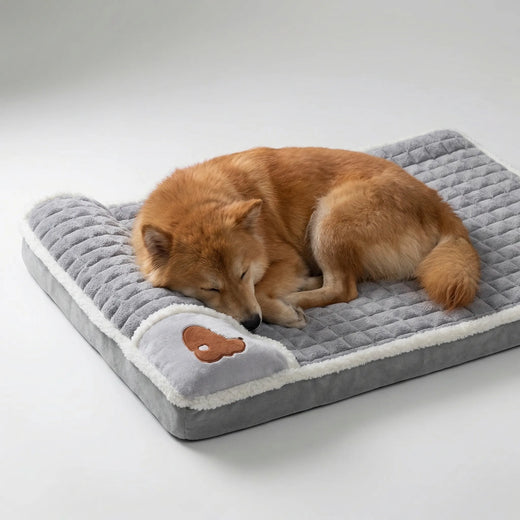 Orthopedic Dog Bed, Memory Foam Pet Bed with Washable Cover for Dogs & Cats
