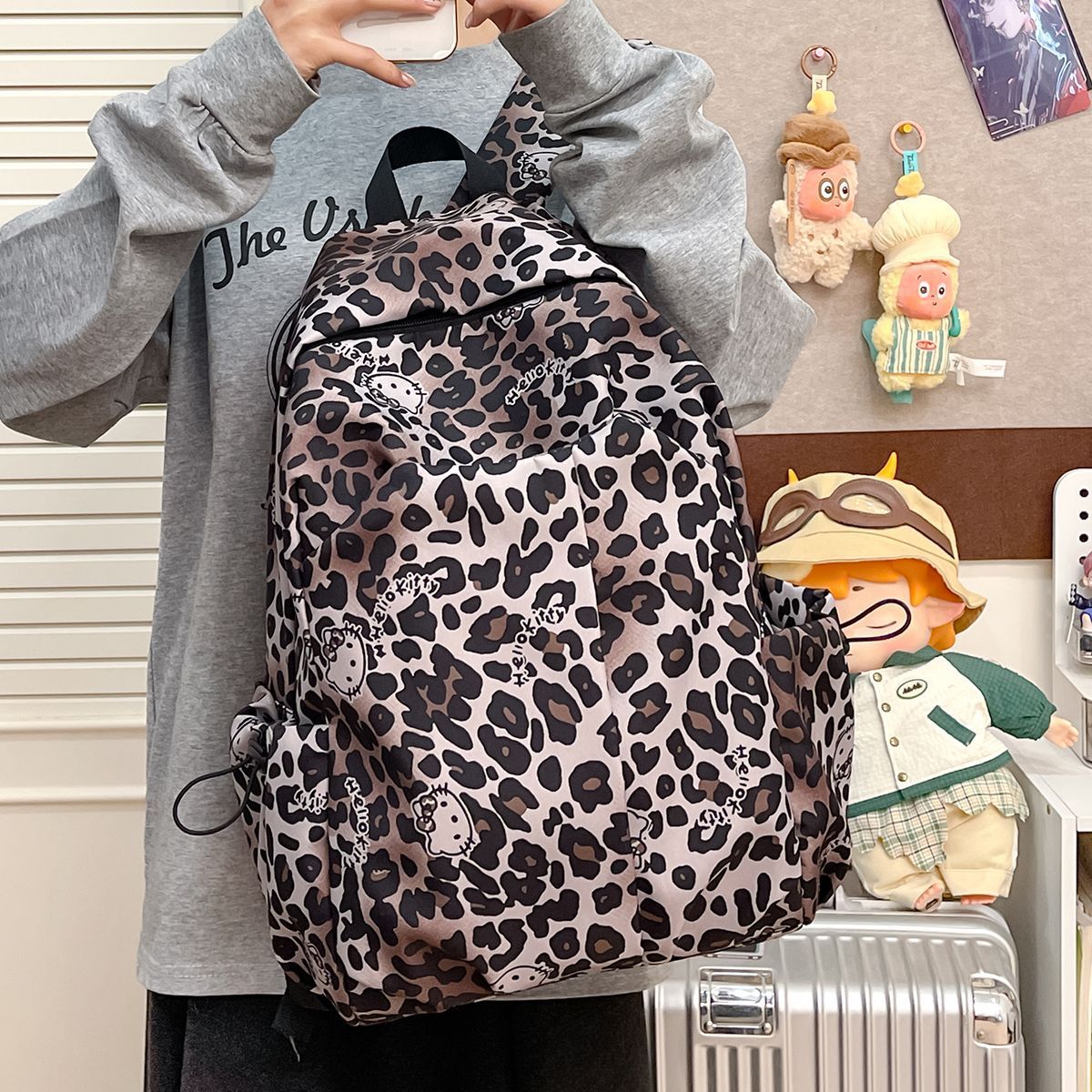 Animal Backpack for Kids, Cute Animal Print School Backpack