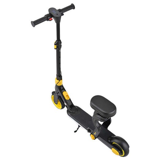 Electric Scooter for Kids, Foldable Electric Kick Scooter with Seat & LED Lights