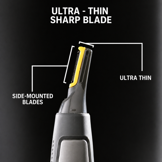 Nose Hair Trimmer, Precision Ear, Nose & Eyebrow Trimmer with LED Light & Titanium-Coated Blade